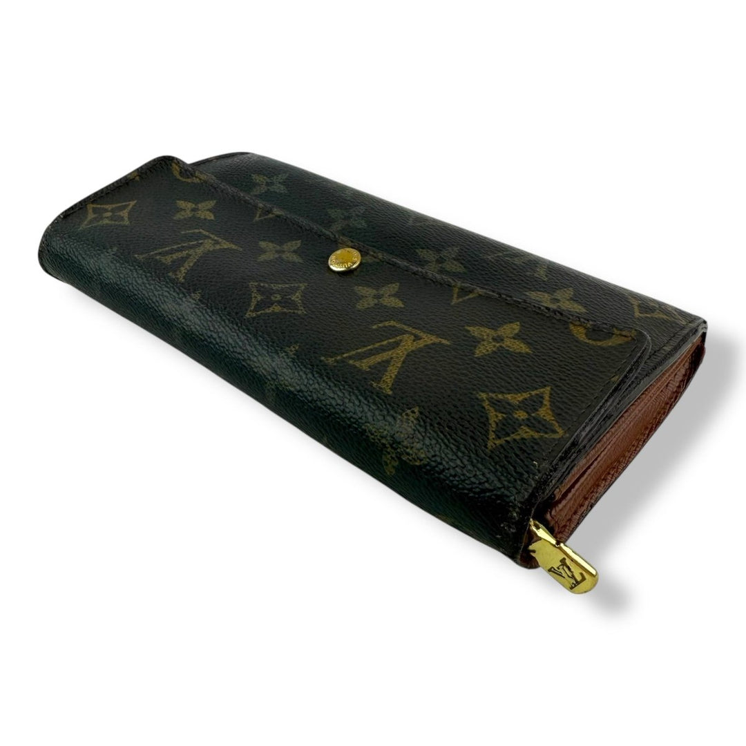 Louis Vuitton Sarah Brown Monogram Femme Wallet - Lux Central