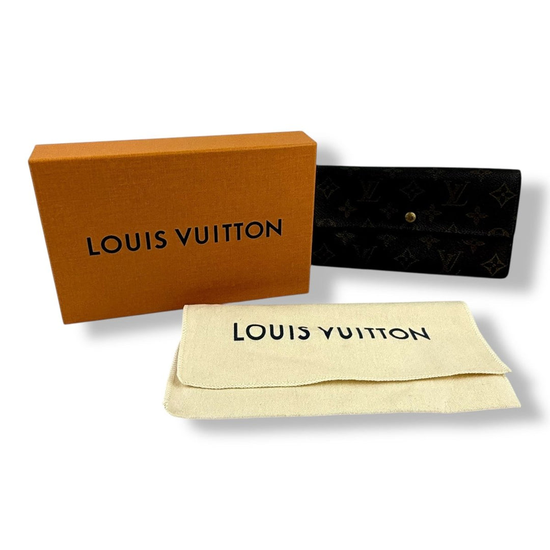 Louis Vuitton Sarah Brown Monogram Femme Wallet - Lux Central