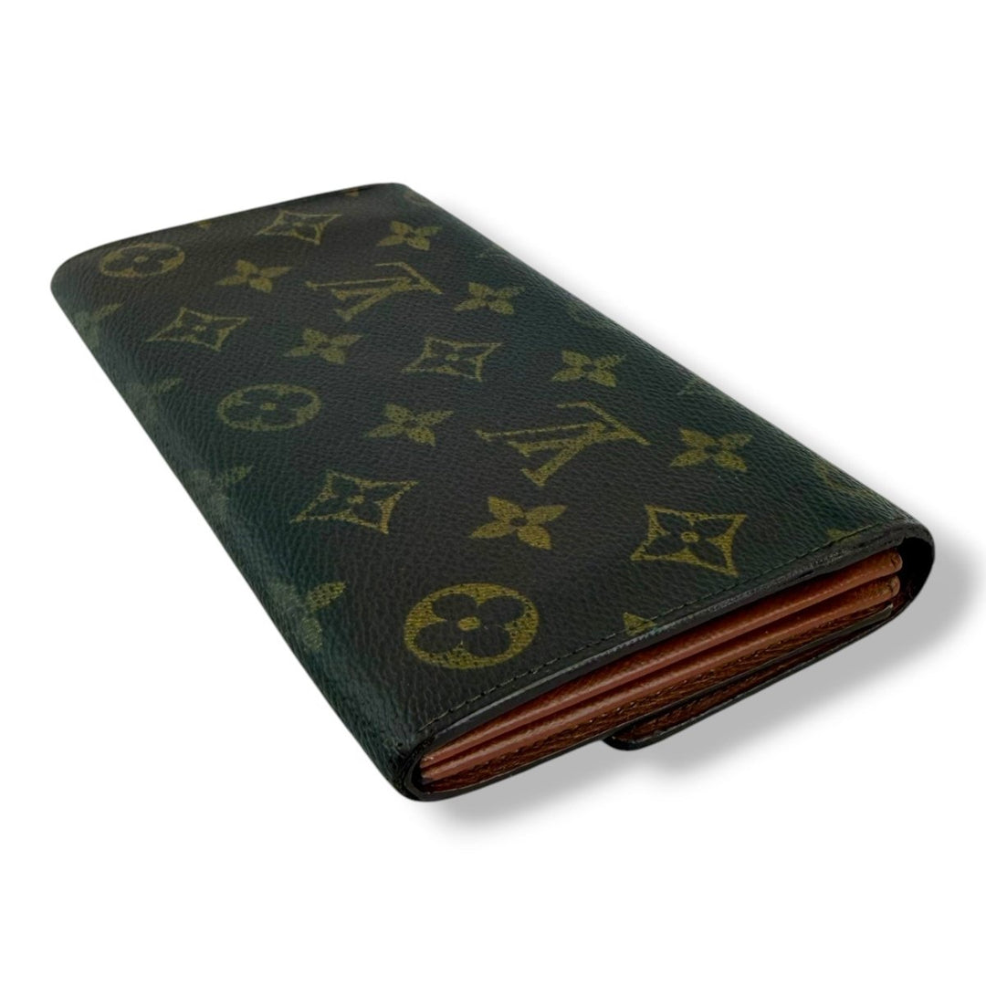Louis Vuitton Sarah Brown Monogram Femme Wallet - Lux Central
