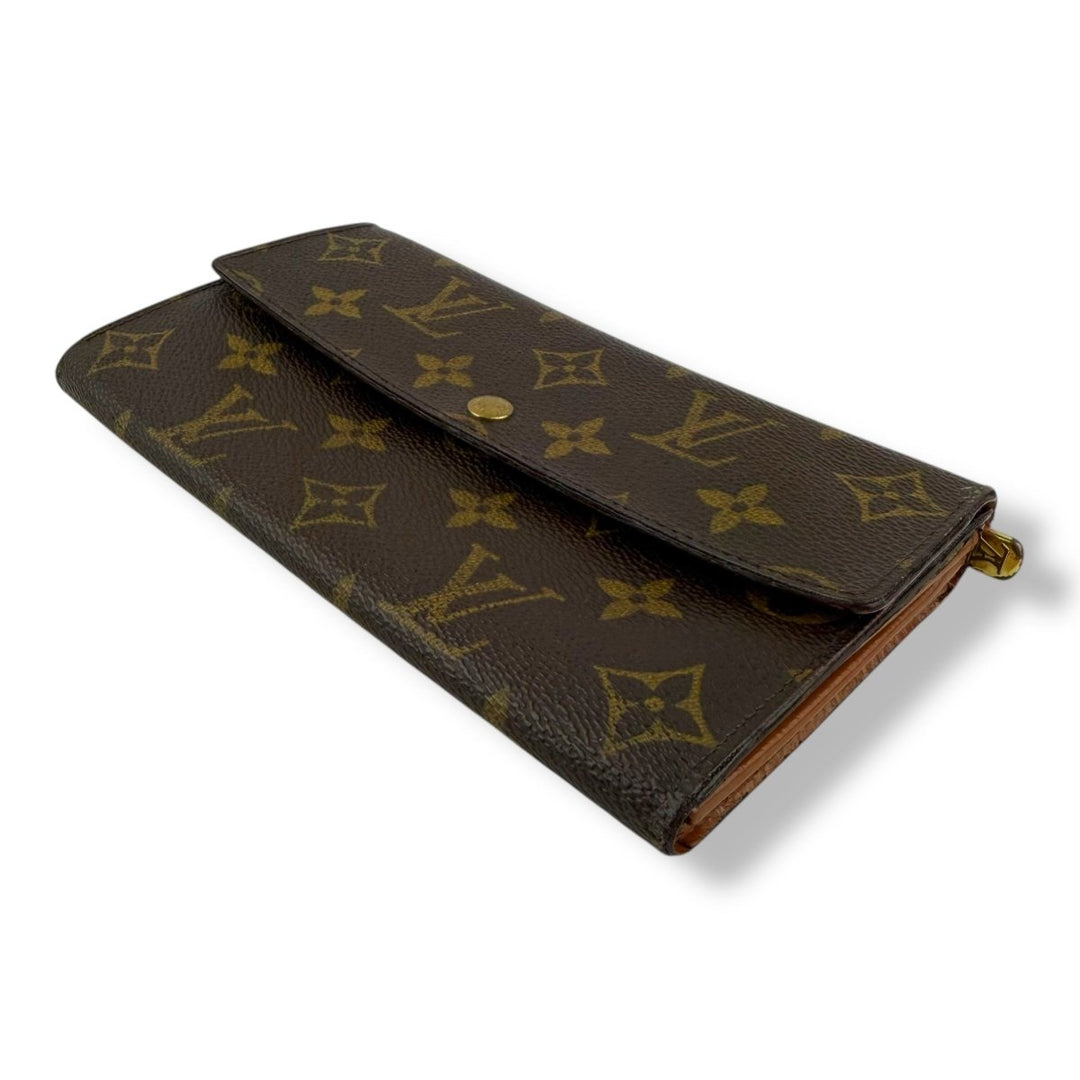 Louis Vuitton Sarah Brown Monogram Femme Wallet - Lux Central