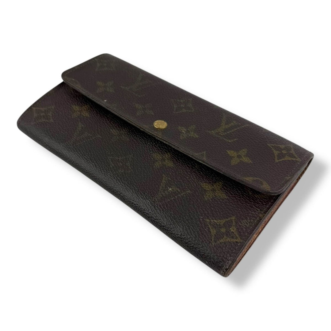 Louis Vuitton Sarah Brown Monogram Femme Wallet - Lux Central