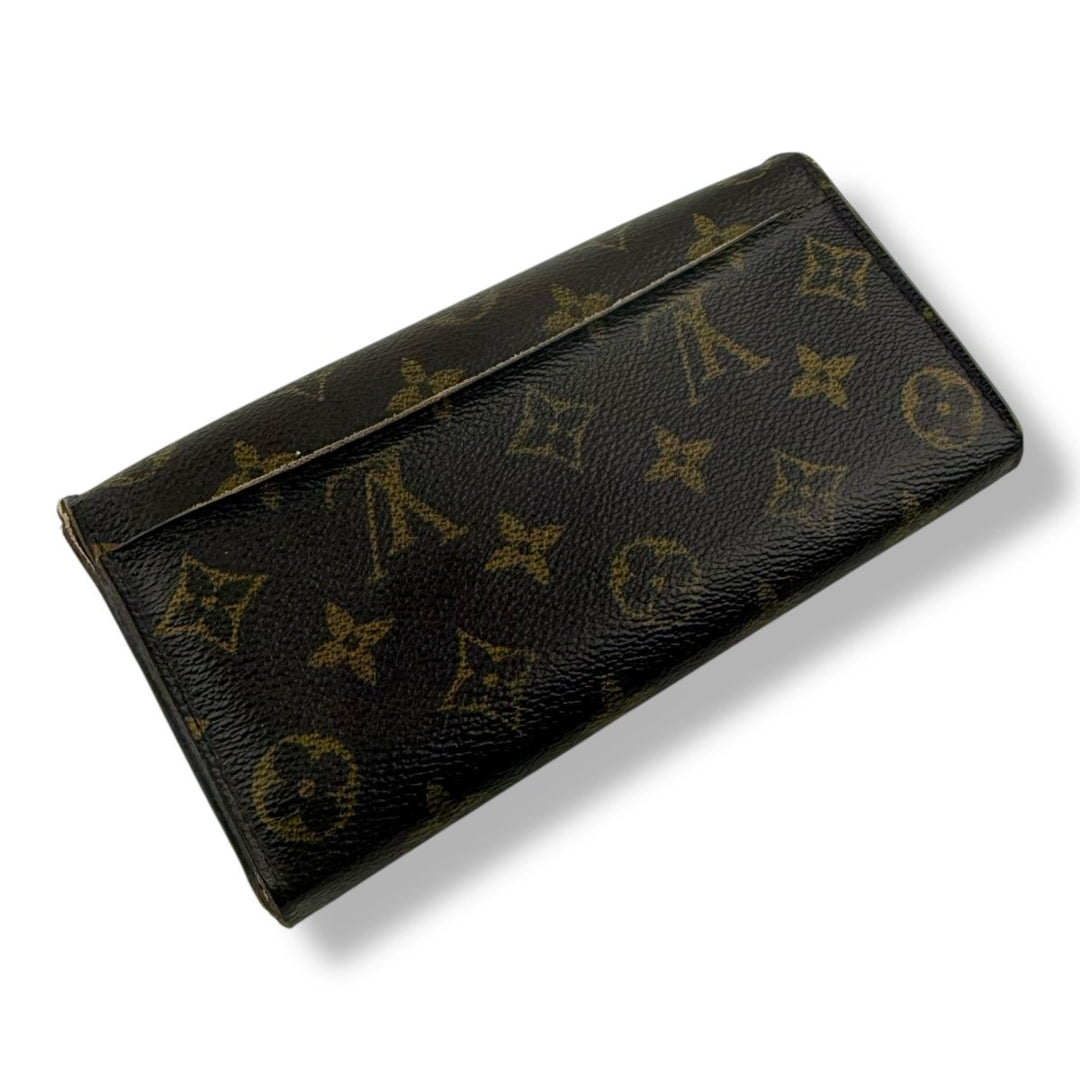 Louis Vuitton Sarah Brown Monogram Femme Wallet - Lux Central