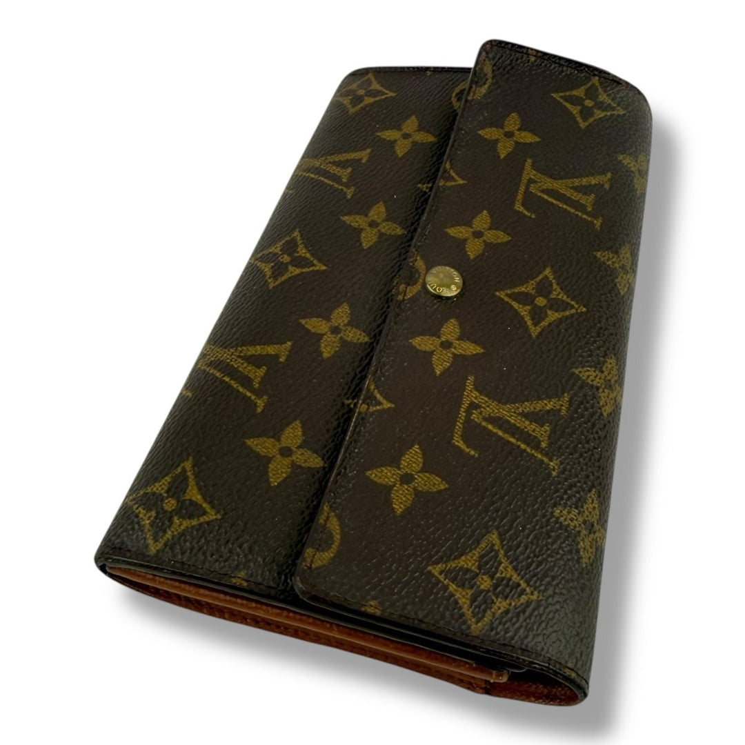 Louis Vuitton Sarah Brown Monogram Femme Wallet - Lux Central