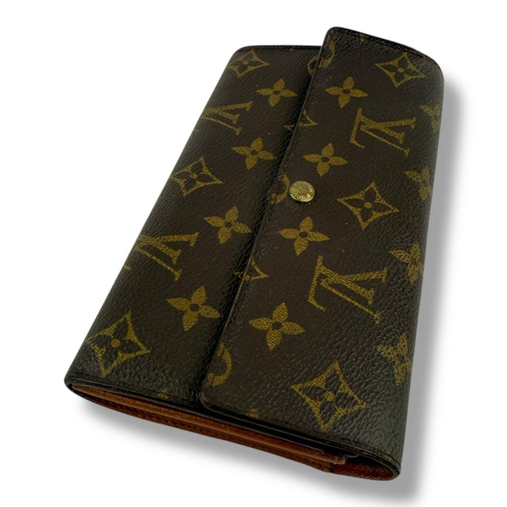 Louis Vuitton Sarah Brown Monogram Femme Wallet - Lux Central