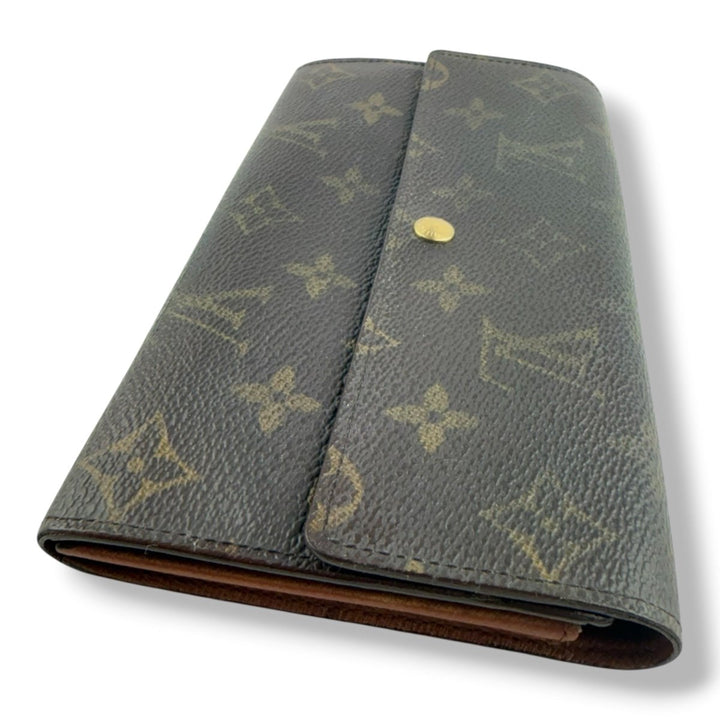 Louis Vuitton Sarah Brown Monogram Femme Wallet - Lux Central