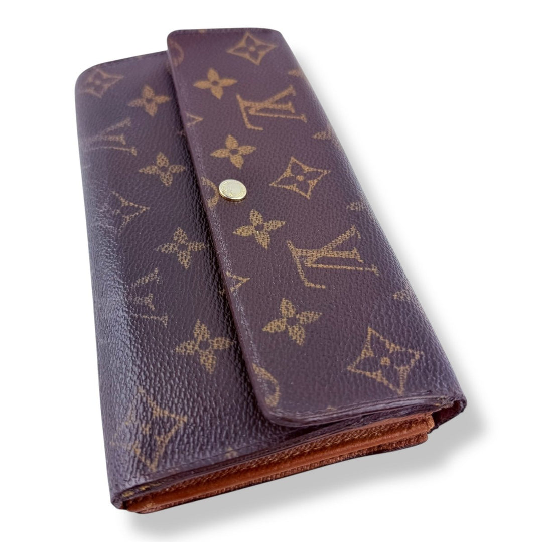 Louis Vuitton Sarah Brown Monogram Femme Wallet - Lux Central