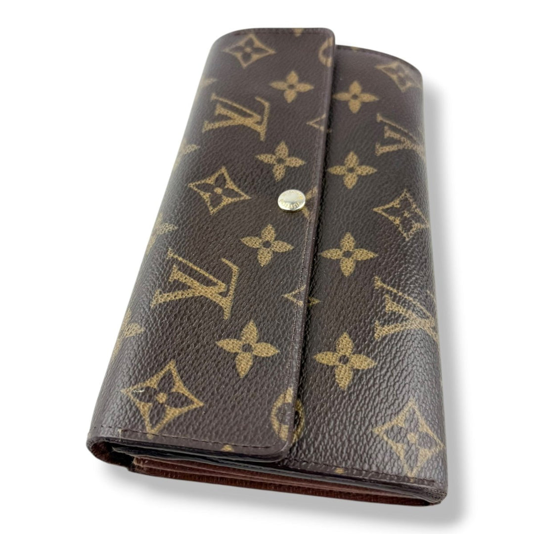 Louis Vuitton Sarah Brown Monogram Femme Wallet - Lux Central