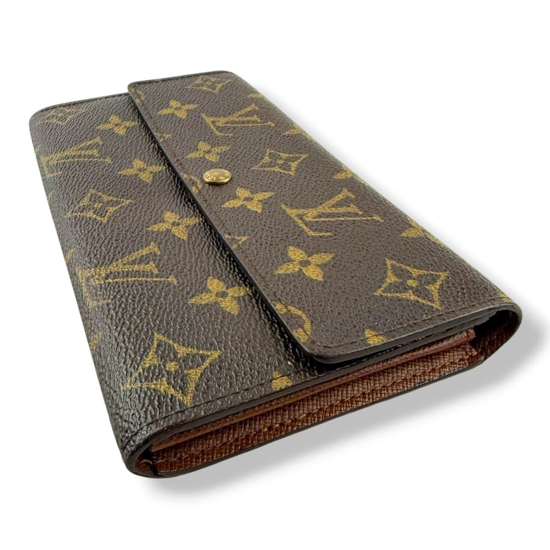 Louis Vuitton Sarah Brown Monogram Femme Wallet - Lux Central
