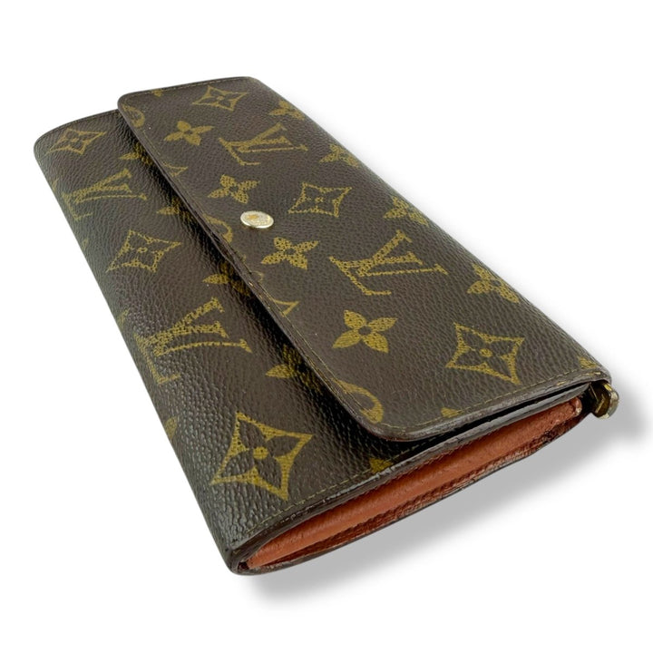 Louis Vuitton Sarah Brown Monogram Femme Wallet - Lux Central
