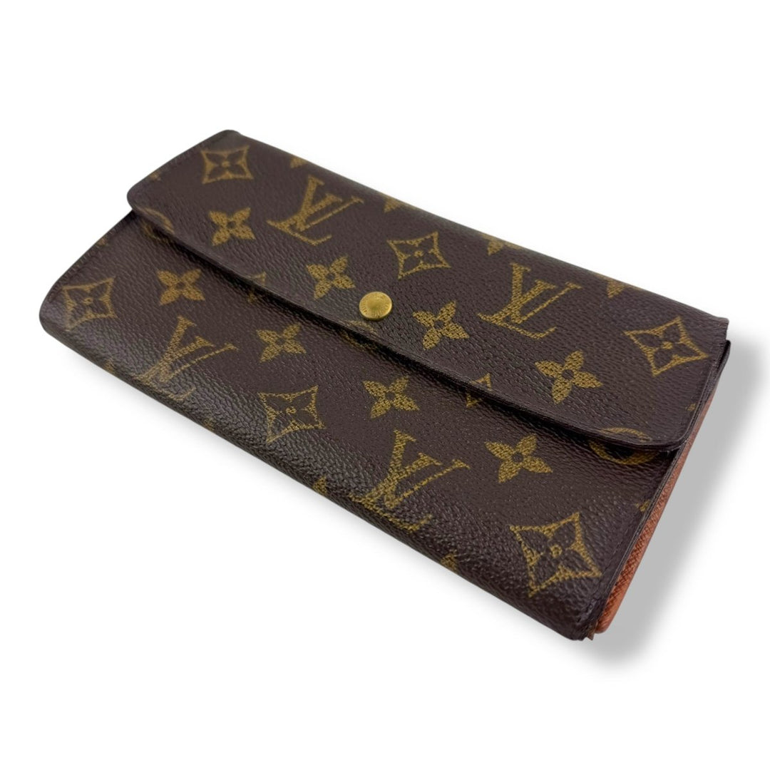 Louis Vuitton Sarah Brown Monogram Femme Wallet - Lux Central