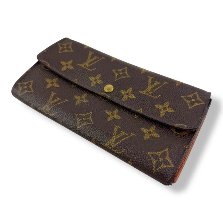 Louis Vuitton Sarah Brown Monogram Femme Wallet - Lux Central
