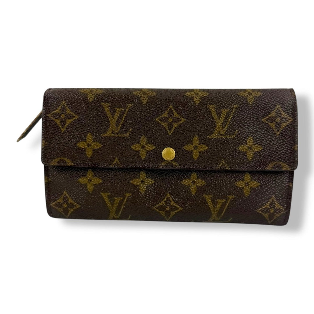 Louis Vuitton Sarah Brown Monogram Femme Wallet - Lux Central