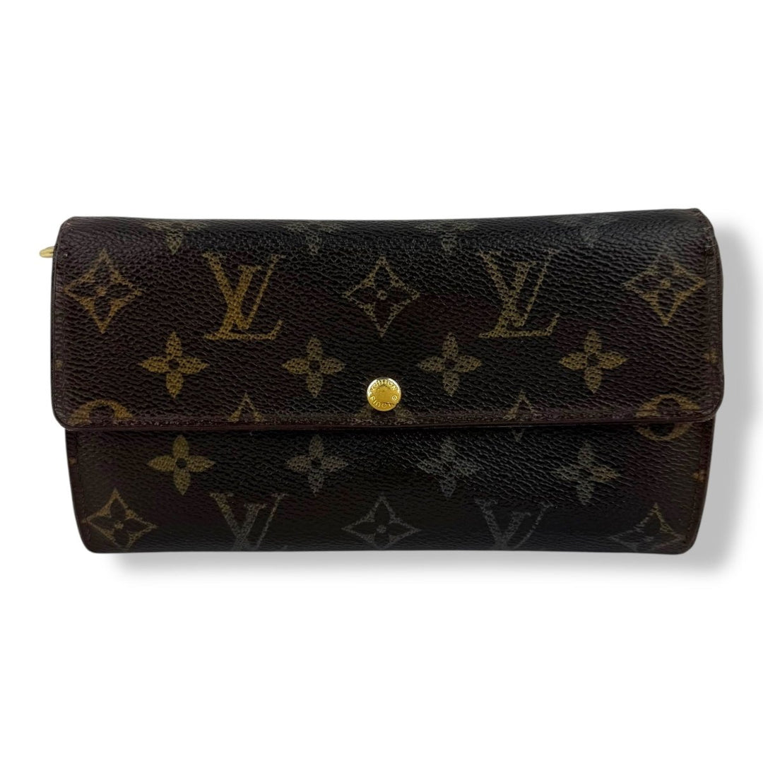 Louis Vuitton Sarah Brown Monogram Femme Wallet - Lux Central