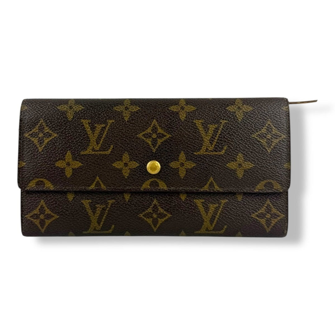 Louis Vuitton Sarah Brown Monogram Femme Wallet - Lux Central