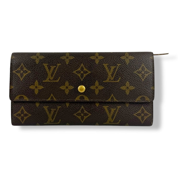 Louis Vuitton Sarah Brown Monogram Femme Wallet - Lux Central