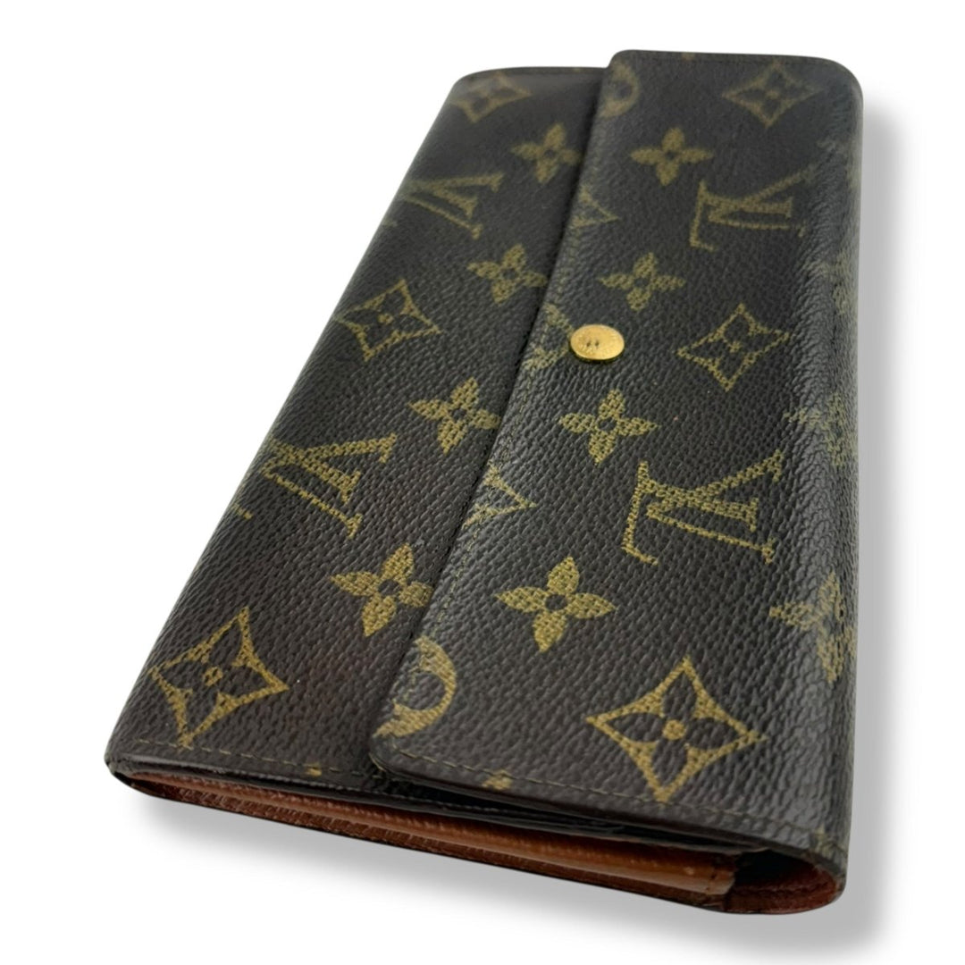 Louis Vuitton Sarah Brown Monogram Femme Wallet - Lux Central