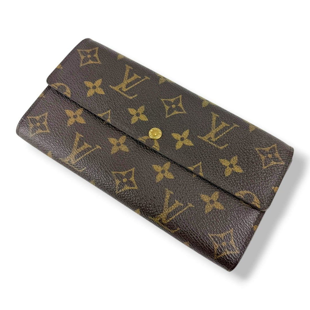 Louis Vuitton Sarah Brown Monogram Femme Wallet - Lux Central