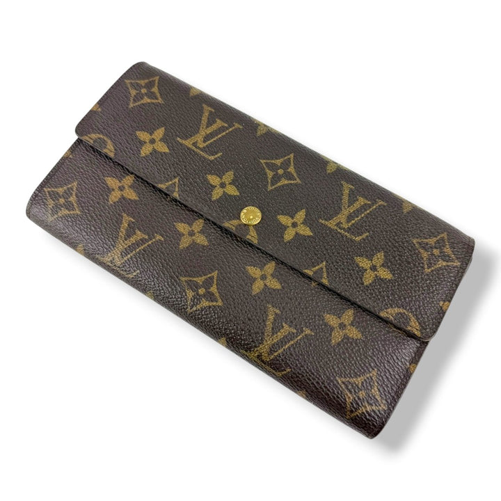Louis Vuitton Sarah Brown Monogram Femme Wallet - Lux Central