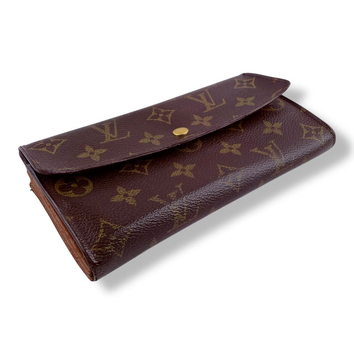 Louis Vuitton Sarah Brown Monogram Femme Wallet - Lux Central