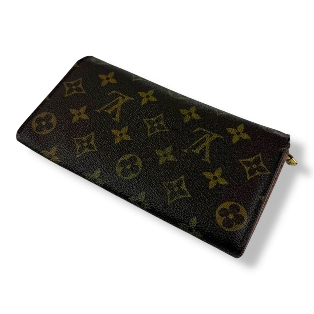 Louis Vuitton Sarah Brown Monogram Femme Wallet - Lux Central