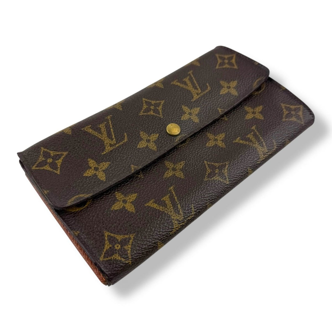 Louis Vuitton Sarah Brown Monogram Femme Wallet - Lux Central