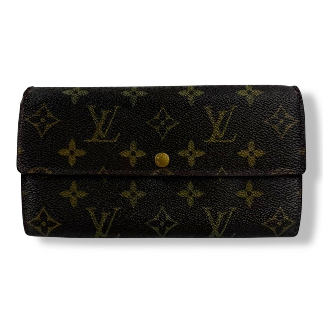 Louis Vuitton Sarah Brown Monogram Femme Wallet - Lux Central