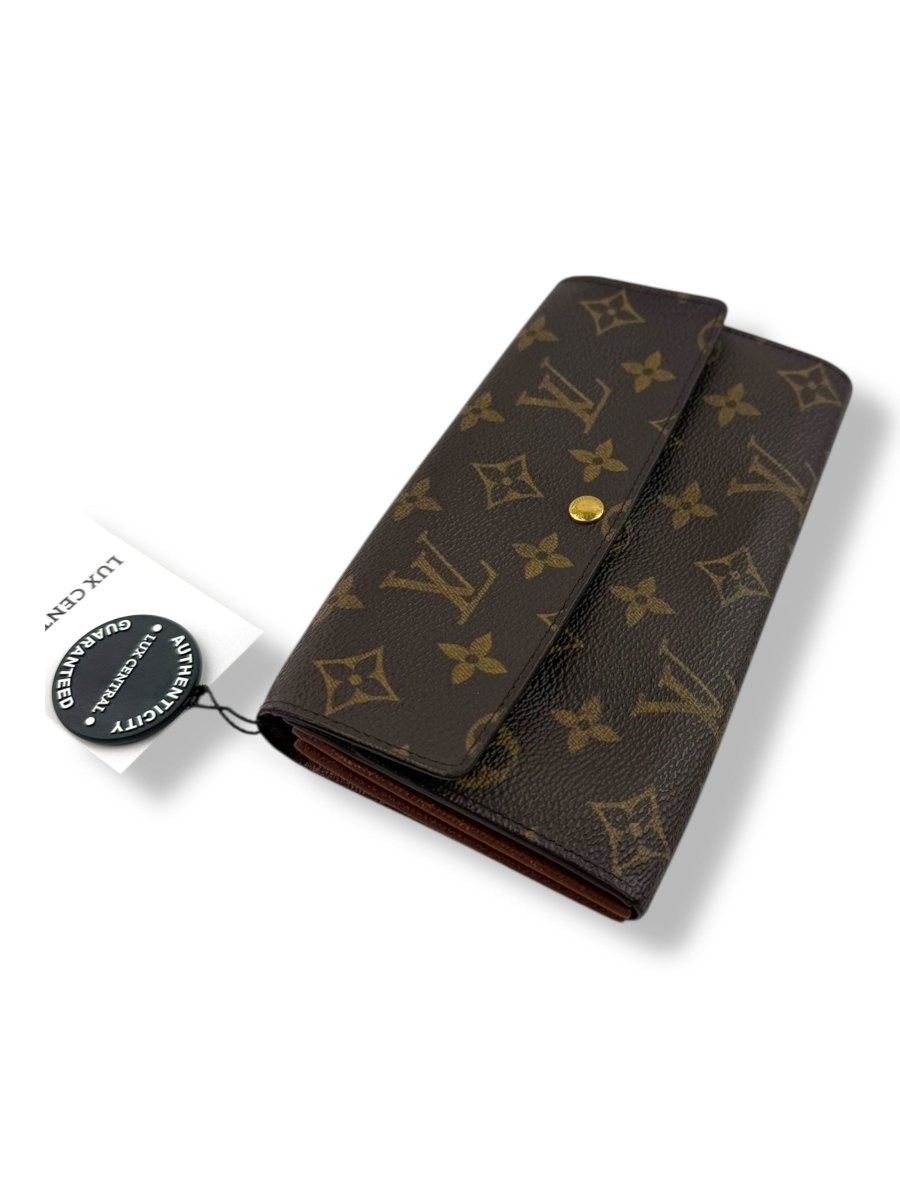 Louis Vuitton Sarah Brown Monogram Femme Wallet - Lux Central