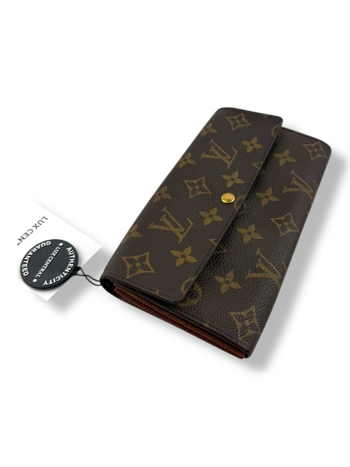 Louis Vuitton Sarah Brown Monogram Femme Wallet - Lux Central