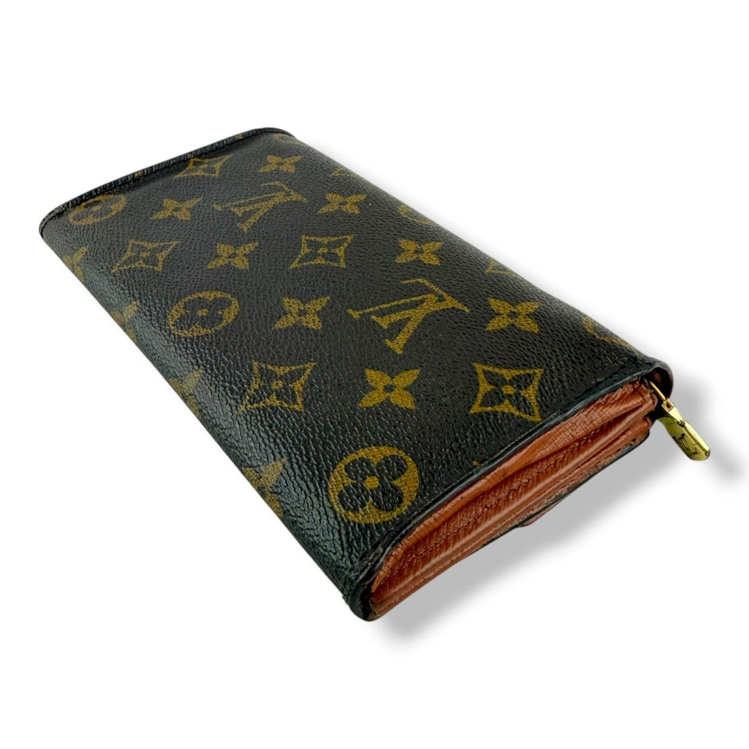 Louis Vuitton Sarah Brown Monogram Femme Wallet - Lux Central