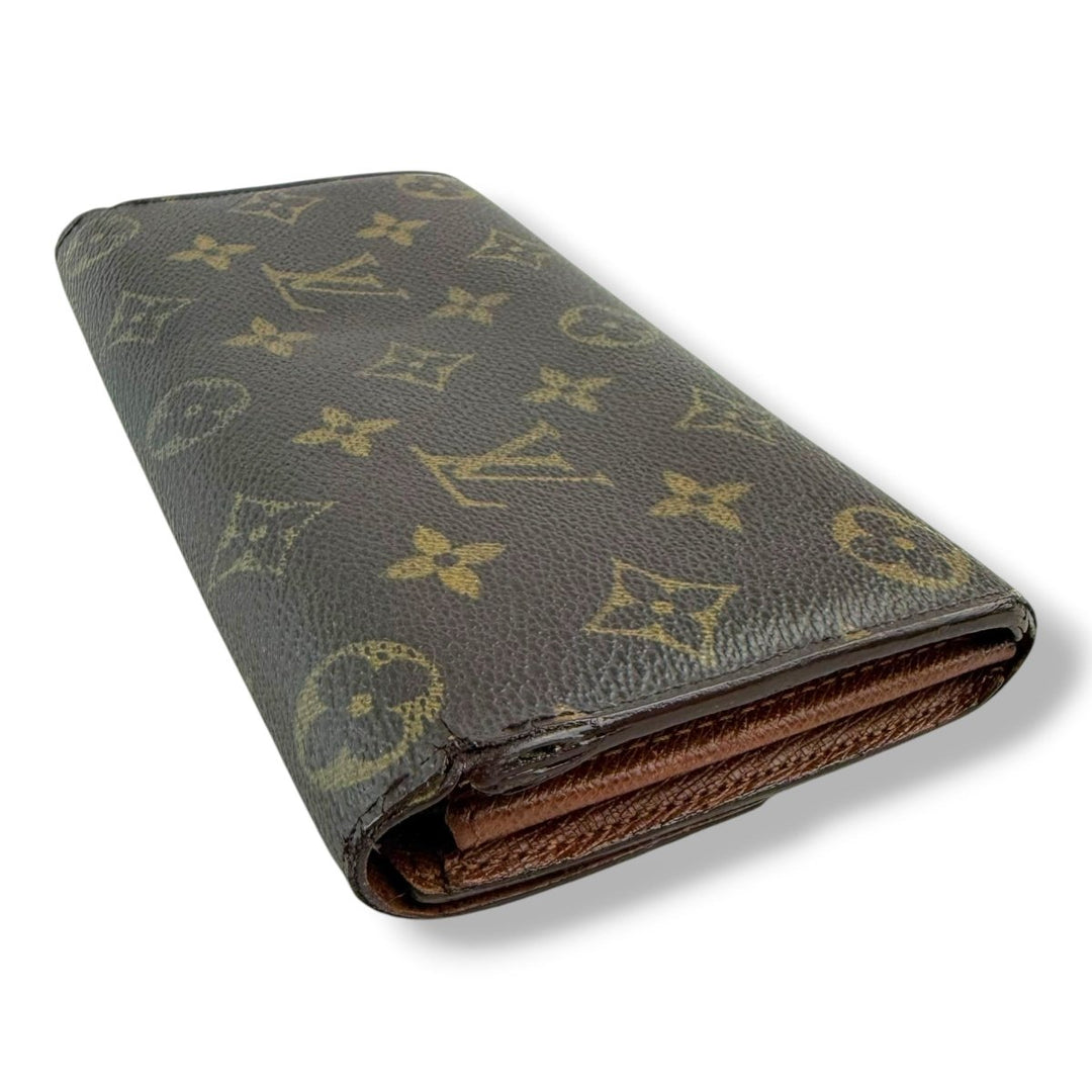 Louis Vuitton Sarah Brown Monogram Femme Wallet - Lux Central