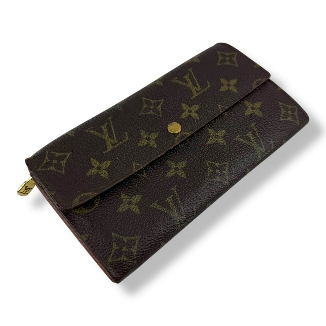 Louis Vuitton Sarah Brown Monogram Femme Wallet - Lux Central