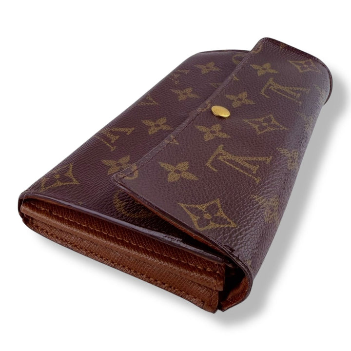 Louis Vuitton Sarah Brown Monogram Femme Wallet - Lux Central