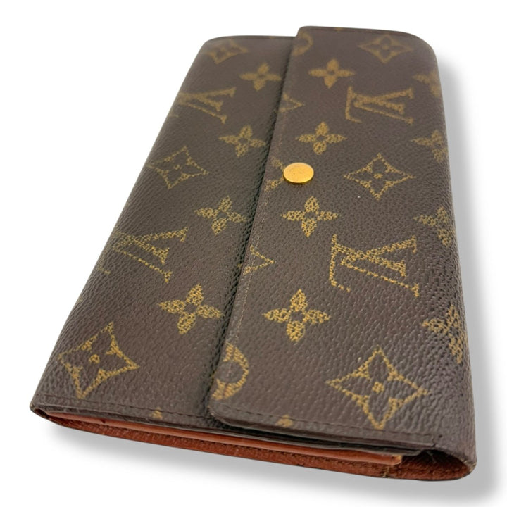Louis Vuitton Sarah Brown Monogram Femme Wallet - Lux Central