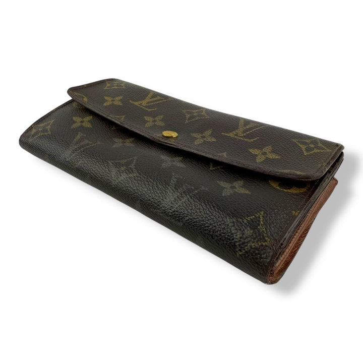 Louis Vuitton Sarah Brown Monogram Femme Wallet - Lux Central