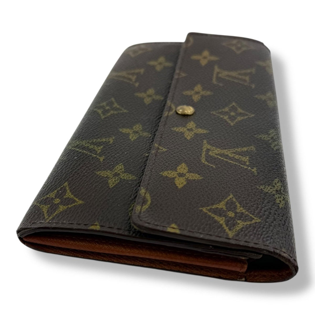 Louis Vuitton Sarah Brown Monogram Femme Wallet - Lux Central