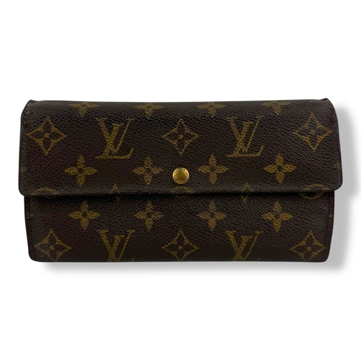 Louis Vuitton Sarah Brown Monogram Femme Wallet - Lux Central