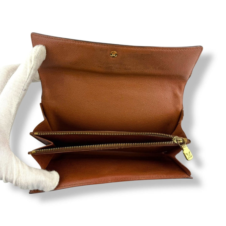 Louis Vuitton Sarah Brown Monogram Femme Wallet - Lux Central