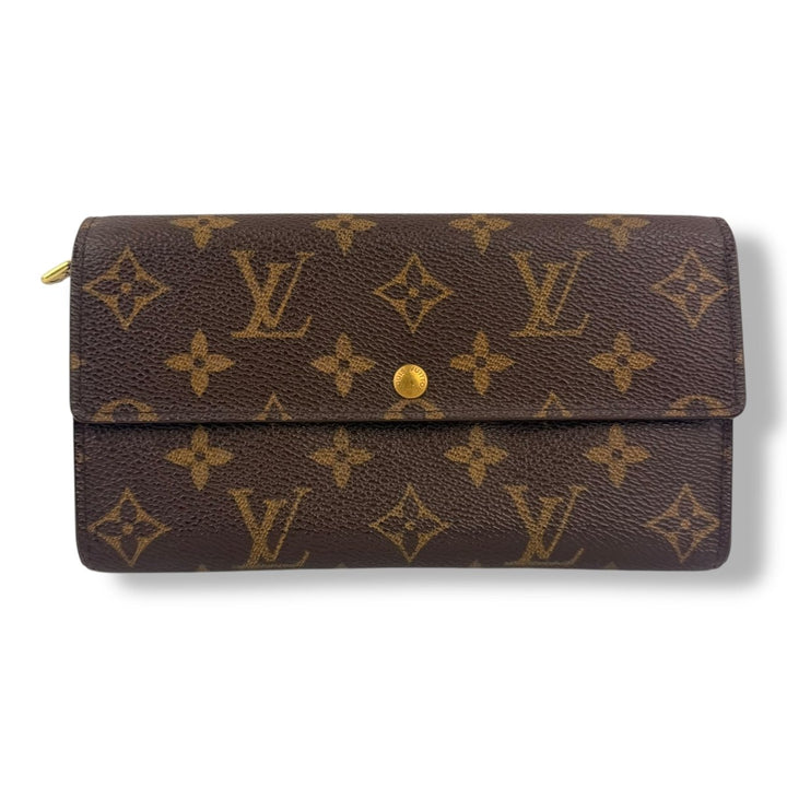 Louis Vuitton Sarah Brown Monogram Femme Wallet - Lux Central