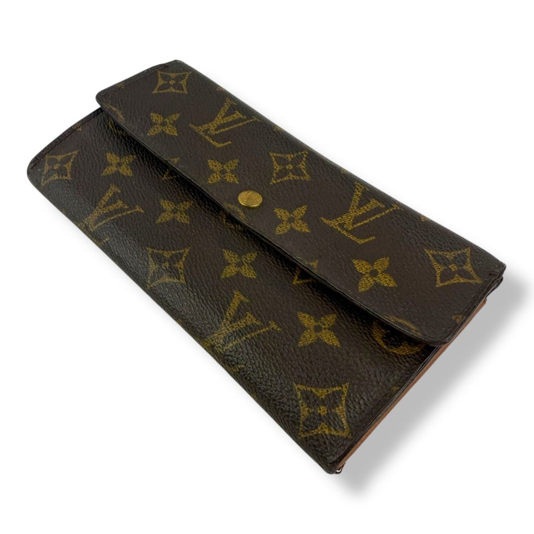 Louis Vuitton Sarah Brown Monogram Femme Wallet - Lux Central