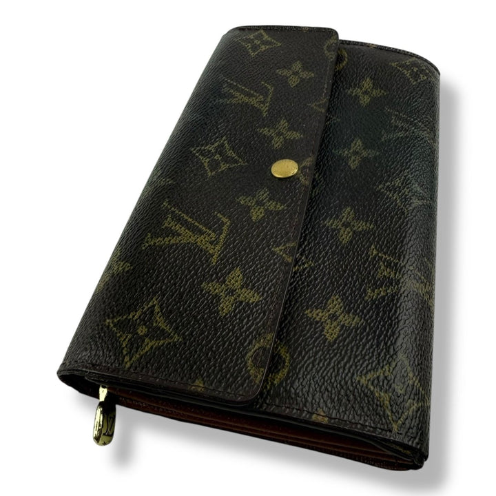 Louis Vuitton Sarah Brown Monogram Femme Wallet - Lux Central