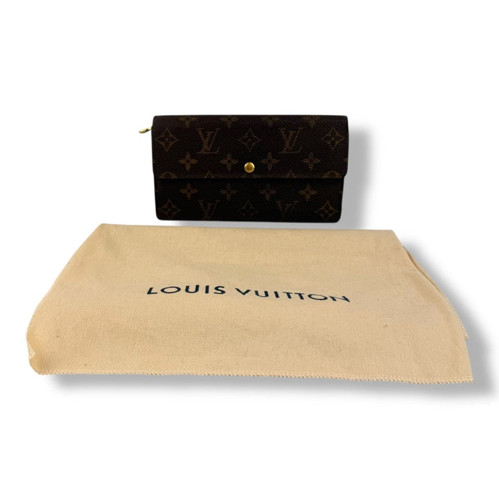 Louis Vuitton Sarah Brown Monogram Femme Wallet - Lux Central