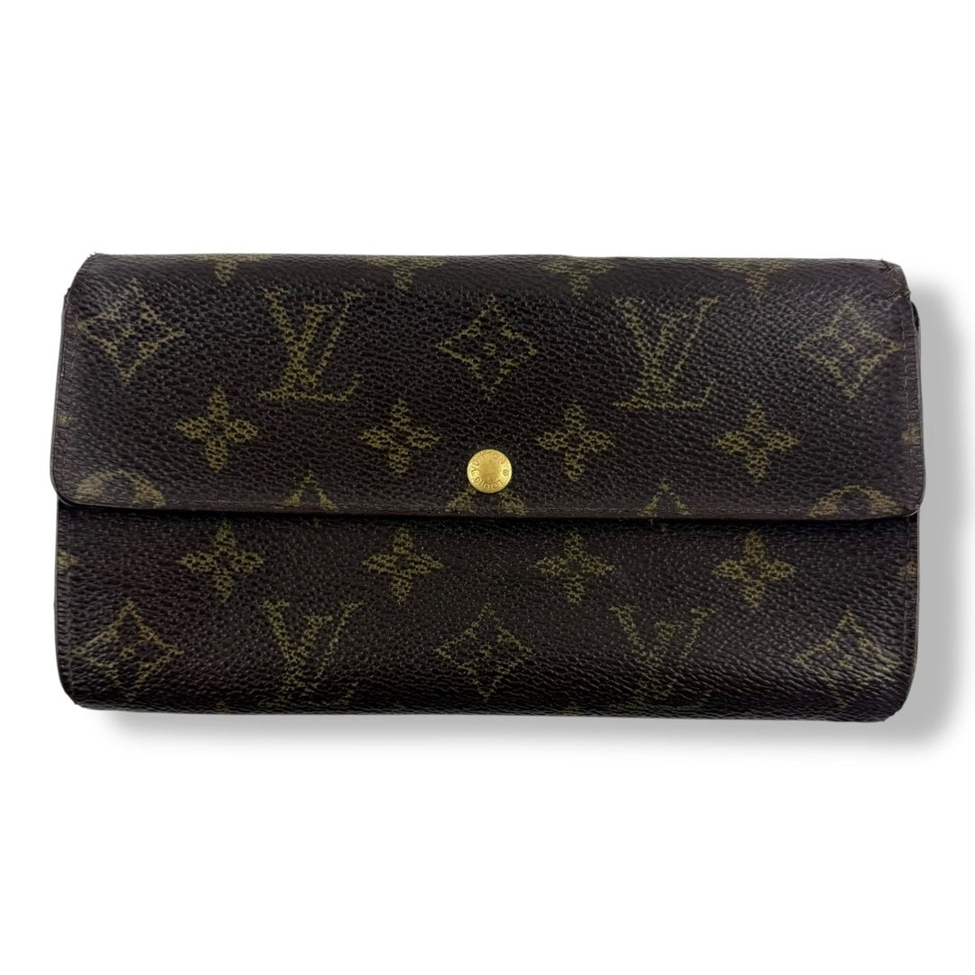 Louis Vuitton Sarah Brown Monogram Femme Wallet - Lux Central