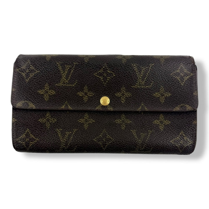 Louis Vuitton Sarah Brown Monogram Femme Wallet - Lux Central