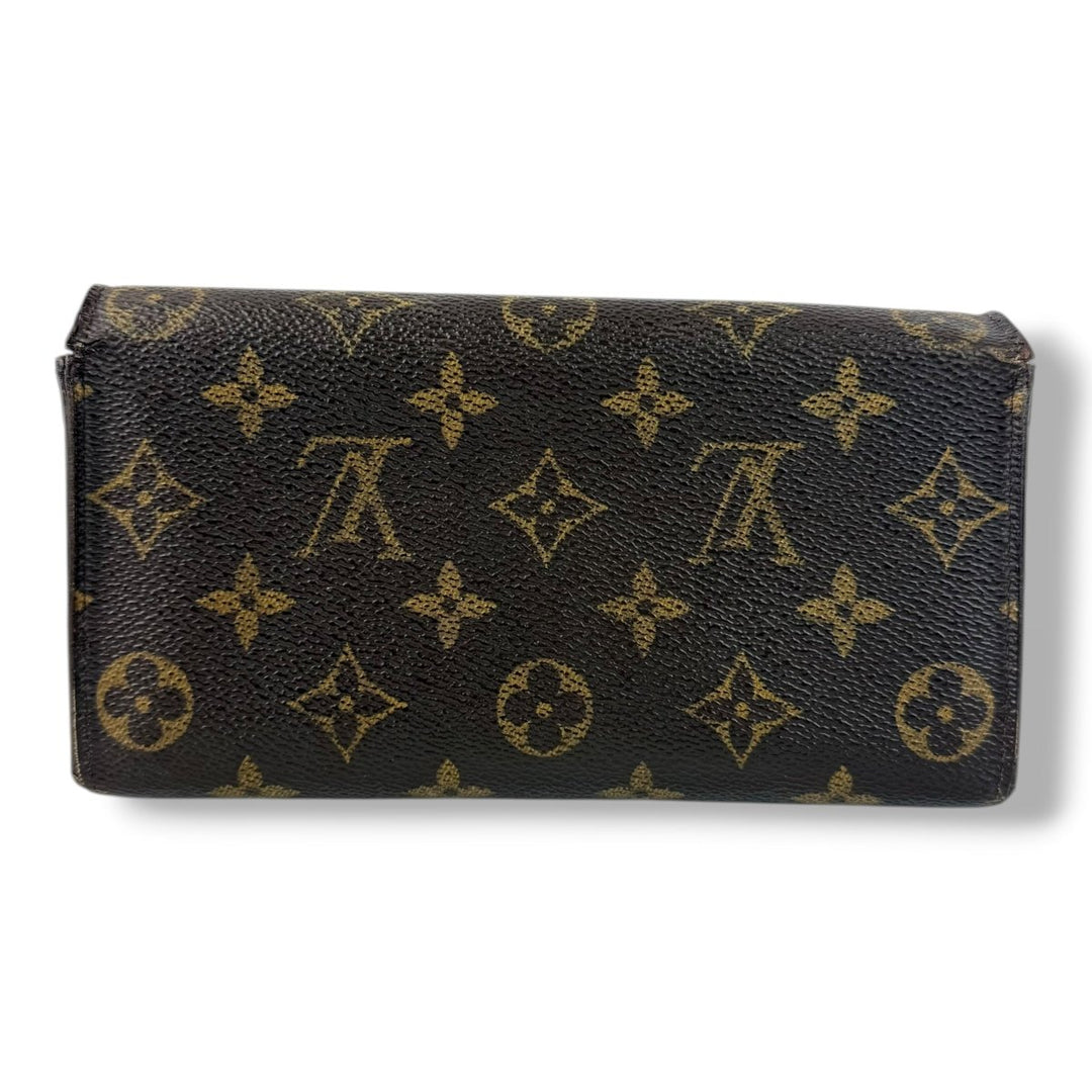 Louis Vuitton Sarah Brown Monogram Femme Wallet - Lux Central