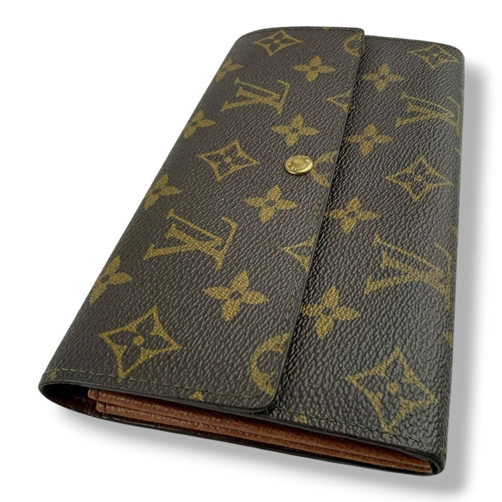 Louis Vuitton Sarah Brown Monogram Femme Wallet - Lux Central