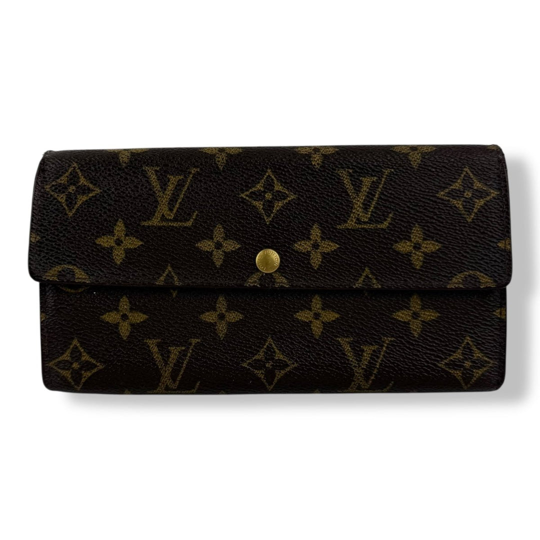 Louis Vuitton Sarah Brown Monogram Femme Wallet - Lux Central