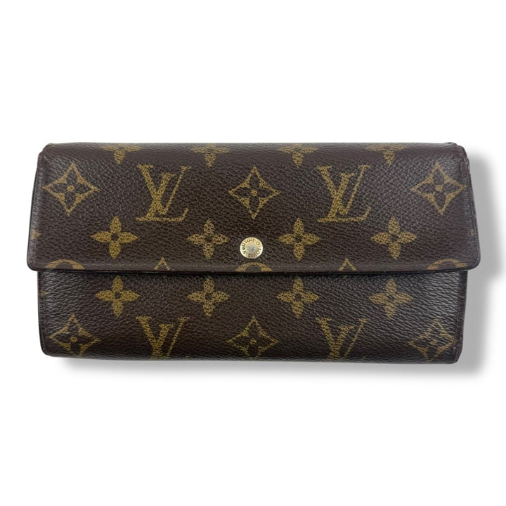 Louis Vuitton Sarah Brown Monogram Femme Wallet - Lux Central