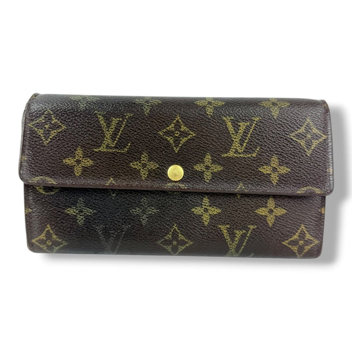 Louis Vuitton Sarah Brown Monogram Femme Wallet - Lux Central