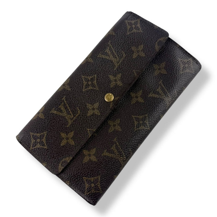 Louis Vuitton Sarah Brown Monogram Femme Wallet - Lux Central