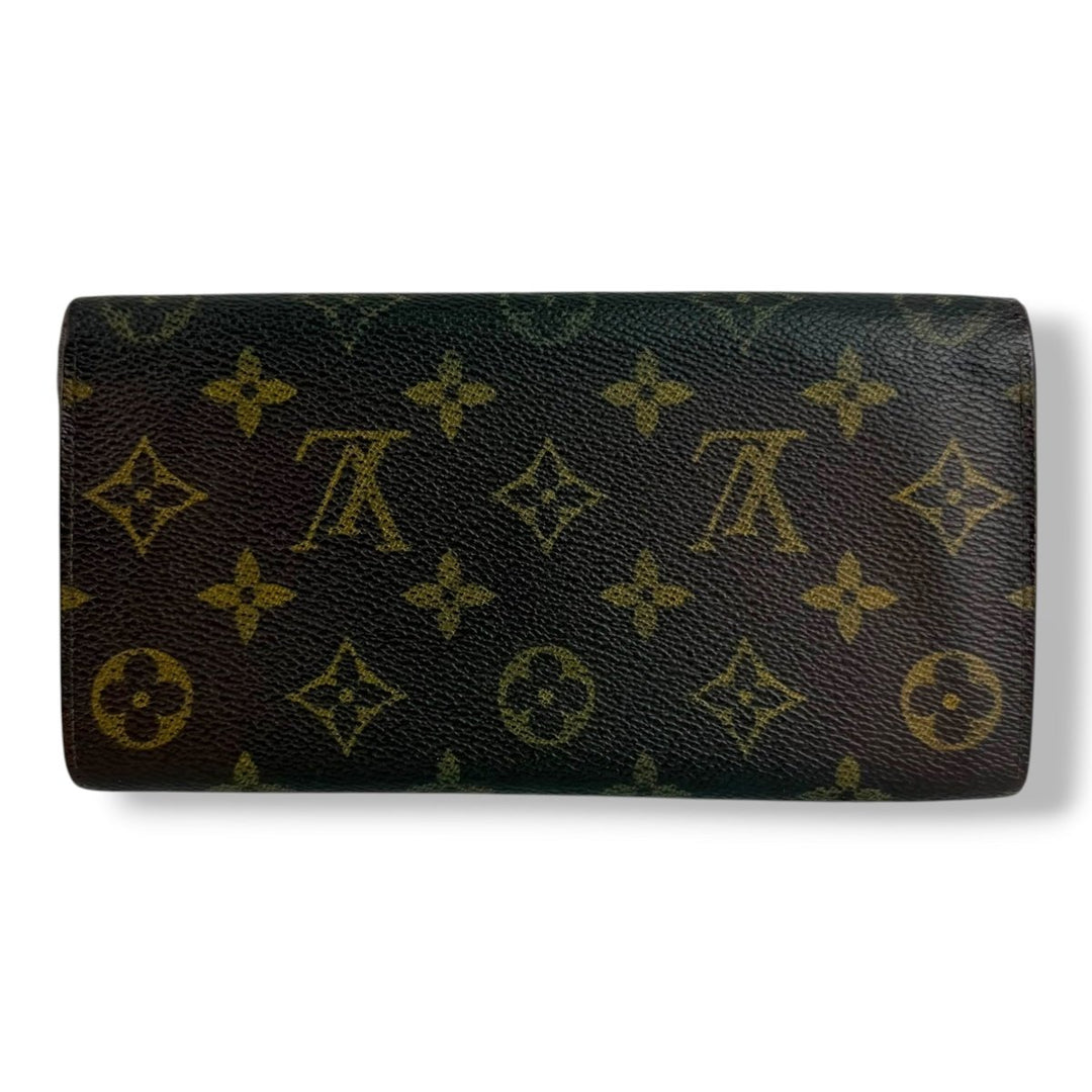 Louis Vuitton Sarah Brown Monogram Femme Wallet - Lux Central